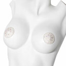 Coquette Round Pearl Nipple Pasties - White