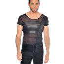 Patrice Catanzaro Wet Look T-Shirt BENJEN - Black