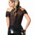 Patrice Catanzaro Transparent Mesh Top - Black