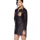 Patrice Catanzaro Transparent Blouse VERONIKA - Black