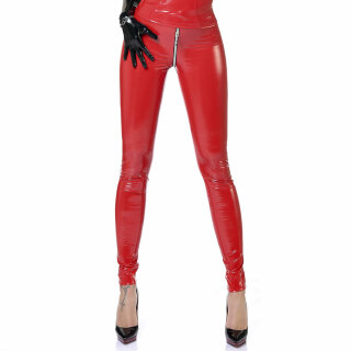 Patrice Catanzaro Vinyl Leggings - Red