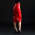 Patrice Catanzaro Knee-length Vinyl Skirt - Red