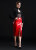 Patrice Catanzaro Knee-length Vinyl Skirt - Red