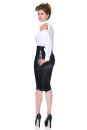 Patrice Catanzaro Knee-length Faux Leather Skirt - Black