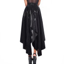 Patrice Catanzaro Long Vinyl Skirt O- Black