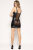 Patrice Catanzaro Wetlook Minidress ASSIA - Black