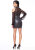 Patrice Catanzaro Off Shoulder Wet Look Mini Dress SOPHIE