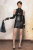 Patrice Catanzaro Faux Leather Mini Dress LINDSAY