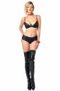 Patrice Catanzaro Wet Look Short BEATRICE - Black