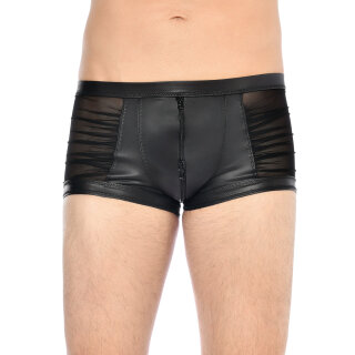 Patrice Catanzaro Wet Look Boxer Shorts THEON - Black