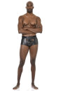 Patrice Catanzaro Wet Look Boxer Shorts KONAN - Black