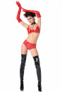 Patrice Catanzaro Vinyl Underwired Bra - Red