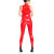 Patrice Catanzaro ANGELICA Stretch Vinyl Catsuit - Red