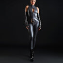 Patrice Catanzaro Wet Look Catsuit ANGELICA - Black