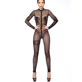 Patrice Catanzaro Mesh Catsuit MIRIA - Black