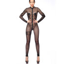 Patrice Catanzaro Mesh Catsuit MIRIA - Black