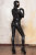 Patrice Catanzaro Long Sleeve Vinyl Catsuit TORNADE - Black