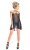 Patrice Catanzaro Neckholder Mesh Mini Dress - Black