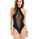 Patrice Catanzaro Body MANDY with mesh insert - Black