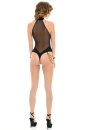 Patrice Catanzaro Body MANDY with mesh insert - Black