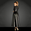 Noir Handmade Powerwetlook Coat DIVALICIOUS GOWN