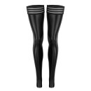 Noir Handmade Wet Look Stockings F158