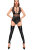 Noir Handmade Power Wet Look Body F183 with Mesh Inserts