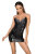 Noir Handmade Strapless Wet Look/Vinyl Mini Dress F195