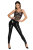 Noir Handmade Sleeveless Vinyl/Mesh Catsuit F200