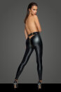 Noir Handmade Wet Look Leggins F217 - Black