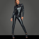 Noir Handmade Longsleeve Power Wet Look Catsuit F230