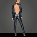 Noir Handmade Longsleeve Power Wet Look Catsuit F230