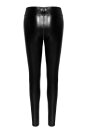 Noir Handmade Snake Wetlook Leggins F274 - Black