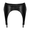 Noir Handmade Snake Wetlook Garter Belt F277