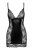 Noir Handmade Power Wetlook Lace Mini Dress F282