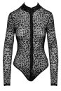 Noir Handmade Leopard Mesh Longsleeve Body F287