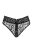 Noir Handmade Leopard Mesh Panty F290 - Black