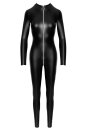 Noir Handmade Power Wetlook Catsuit F293 - Black