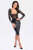 Noir Handmade Wetlook Lace Midi Dress EUPHORIA F295