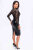 Noir Handmade Wetlook Lace Midi Dress EUPHORIA F295