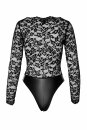 Noir Handmade Longsleeve Lace Bodysuit PSYCHE F296