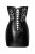 Noir Handmade Wetlook Corset Mini Dress SOLACE F300