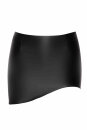 Noir Handmade Asymmetrical Wet Look Miniskirt F305