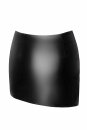 Noir Handmade Asymmetrical Wet Look Miniskirt F305