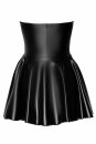 Noir Handmade Wetlook Mieder Minikleid F308