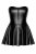 Noir Handmade Wetlook Mieder Minikleid F308