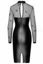 Noir Handmade Wetlook Mesh Midi Dress SUBLIME F310