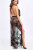 Noir Handmade Long Halter-Neck Mesh Dress DIVINITY F312