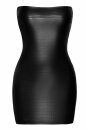 Noir Handmade Crocodile Wetlook Mini Dress F317