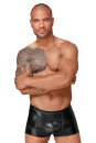 Noir Handmade Powerwetlook Boxer Shorts H054 - Black